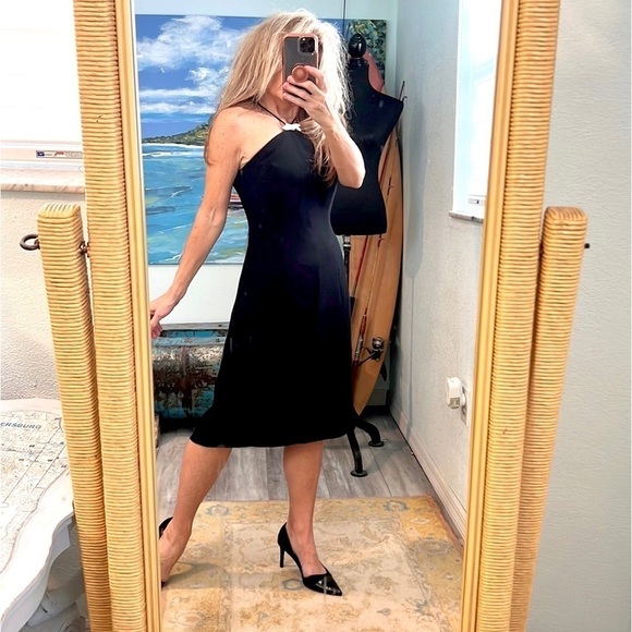 Shani,Gorgeous Bow-Tie Cocktail Dress,Shani Grosz, Exquisitely Designed, Size 8 - Picture 7 of 15